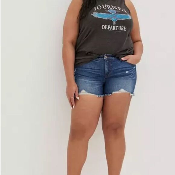 Torrid Journey grey Graphic Tank Top - Picture 2 of 8